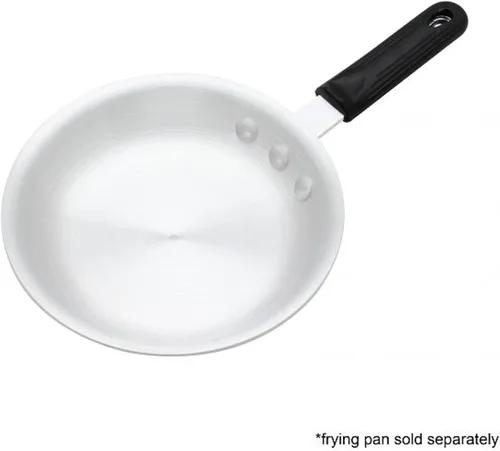 Vista 4 de TrueCraftware - Juego de 2 fundas de silicona negra para sartenes de 10 pulgadas - Soporte extraíble de silicona para mango caliente resistente al