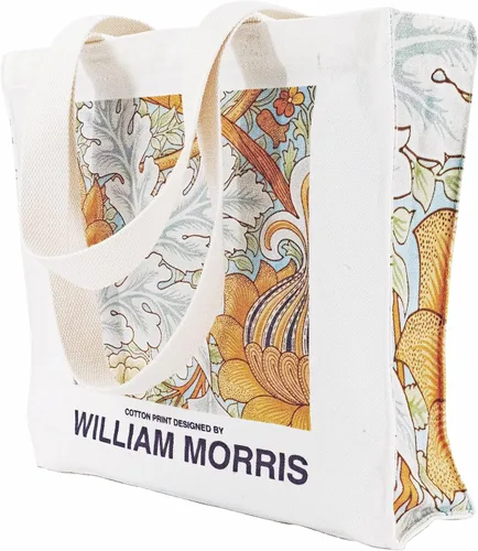 Vista 11 de Bolsa de lona para mujer con cremallera, bolsa de lona duradera y portátil reutilizable, bolsa de mano estética