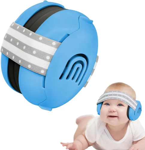 Vista 15 de Orejeras para bebés con protección contra el ruido para bebés de hasta 36 meses Blanco