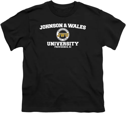 Vista 8 de Camiseta oficial de Johnson & Wales University con logotipo circular para niños y niñas Athletic Heather