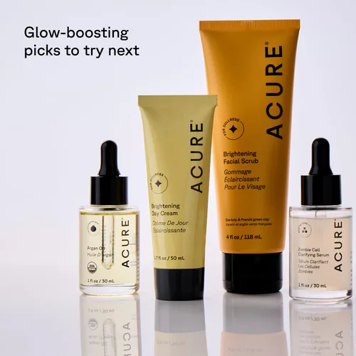 Vista 6 de Acure Crema de noche iluminadora – Crema facial de noche que aumenta el resplandor para mujeres y hombres, hidratante y revitalizante para un tono