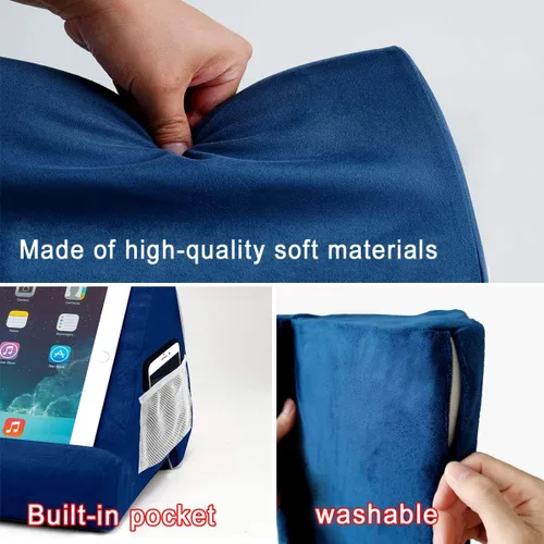 Vista 4 de SAMHOUSING - Soporte de almohada para tablet, base para tablet para la cama con ángulos de visión múltiples, compatible con iPad Pro 9.7, 10.5, 12.9