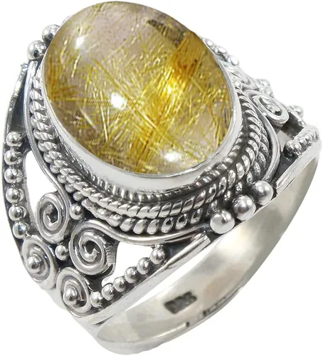 Vista 6 de Anillo de Plata Esterlina 925 para Mujeres con Piedra Preciosa Natural, Anillo de Compromiso de Plata Esterlina, Piedra Natal de Junio con Engaste