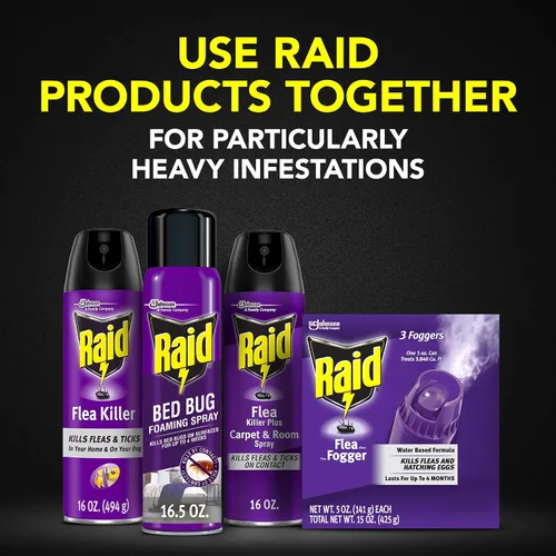 Vista 9 de Raid Bed Bug Killer - Espray espumoso, insecticida para interiores