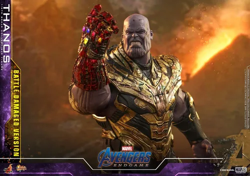 Vista 6 de HOT TOYS 1/6 Avengers: Endgame MMS564 Thanos Battle Versión dañada