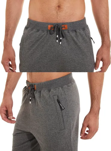 Vista 4 de QPNGRP - Pantalones cortos para hombre con cierre de cordón, cintura elástica