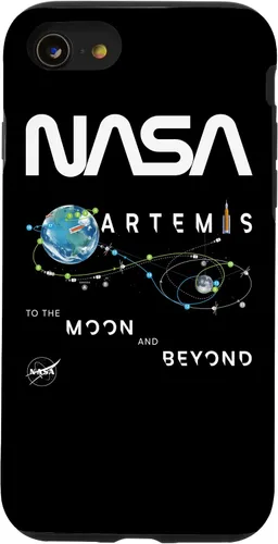 Vista 18 de NASA Artemis Mission Exploration Insignia Worm Logo Case for iPhone 17