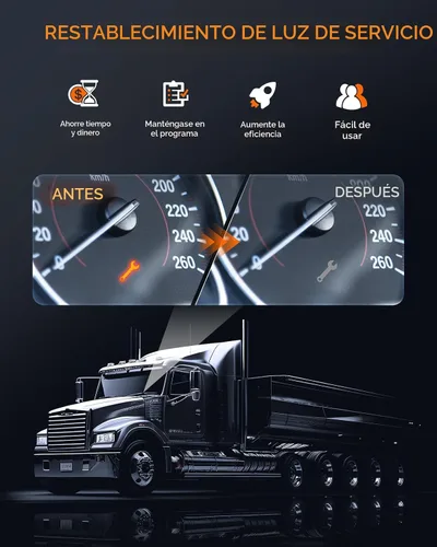 Vista 5 de ANCEL HD3400 Pro Escáner de Camión para Trabajo Pesado Regeneración DPF, Actualización Gratuita de por Vida, Compatible con Vehículos Comerciales