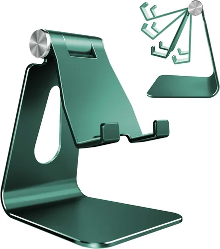 Vista 11 de CreaDream Soporte Ajustable para Teléfono Celular, Soporte para Teléfono, Cuna, Base, Soporte, Soporte de Escritorio de Aluminio Compatible