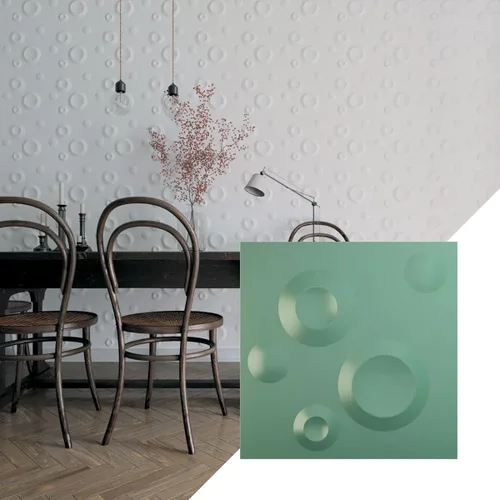Vista 20 de Ekena Millwork WP12X12COWH Cole EnduraWall - Paneles decorativos de pared 3D de 11 7/8 pulgadas de ancho x 11 7/8 pulgadas de alto, color blanco