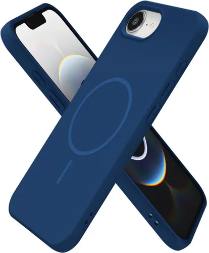 Vista 84 de Oakxco Funda de Silicona Mag Safe para iPhone 12 Pro Max, Funda Magnética Delgada y Fina Compatible con Carga Inalámbrica MagSafe, Bonita Funda