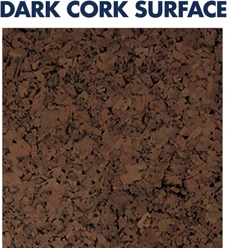 Vista 3 de Cuarteto de placas de corcho, paneles de corcho para tablero de anuncios 12 x 12 x 3/8 pulgadas, marrón oscuro, paquete de 4 (101)