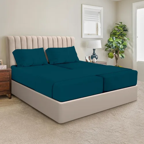 Vista 27 de SGI bedding Sábanas 100% algodón egipcio tamaño individual – Sábanas refrescantes, ropa de cama blanca suave y transpirable, ropa de cama de lujo
