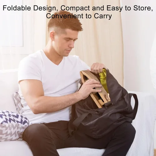 Vista 7 de citian Poni de costura de madera, cuero para manualidades, fácil de llevar, portátil, fácil de viajar, mini poni de costura Posición ajustable