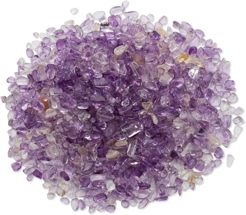 Vista 19 de Cherry Tree Collection - Chips de piedras preciosas de Amazonita pulida, 1/2 lb Natural Stone Pieces for Jewelry Making, Resin Crafts, Plants
