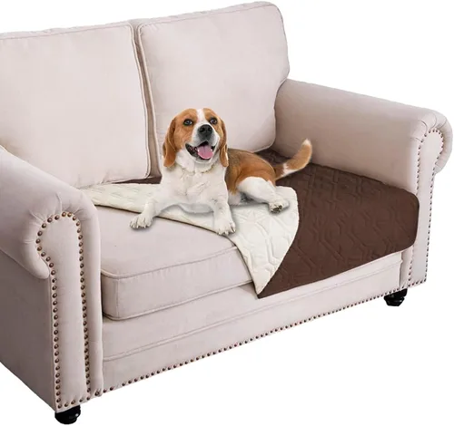Vista 80 de Ameritex Manta Impermeable Reversible Cubierta para Cama de Perro Manta para Mascotas para Muebles Cama Sofá Sillón