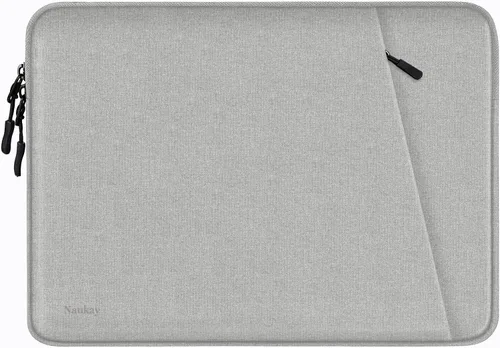 Vista 12 de Funda para laptop de 13.3 pulgadas, a prueba de golpes, funda protectora para computadora con bolsillo para accesorios, bolsa para laptop compatible