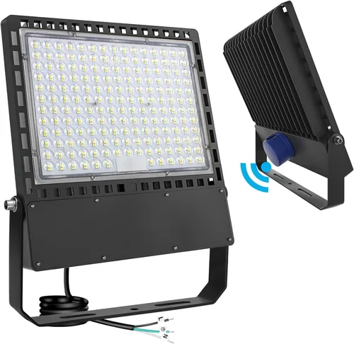 Vista 9 de STASUN Luz de inundación LED de 300 W 45000 lm del anochecer al amanecer Fotocélula al aire libre - Serie Flying Ultra, certificado ETL 5000K luz