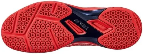 Vista 2 de YONEX Power Cushion 50 - Zapatos de bádminton para interiores (rojonegro) (9.5), RojoNegro