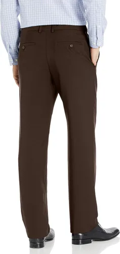 Vista 4 de Haggar Men's ECLO Repreve Stria Flat Front Dress Pant