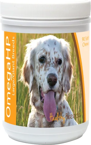 Vista 175 de Healthy Breeds Affenpinscher Omega HP - Masticables suaves para piel y pelaje, 60