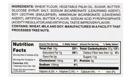 Vista 2 de Global Brands Galletas de mantequilla, cajas de 12-8 onzas (paquete de 12)