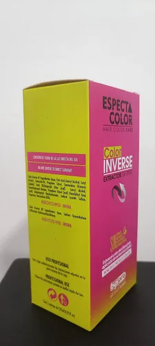 Vista 3 de BysPro Color Inverse Espectacolor - Botellas de 2 pasos para el cuidado del color del cabello, BYS Pro Extractor de Tinte 2 Pasos