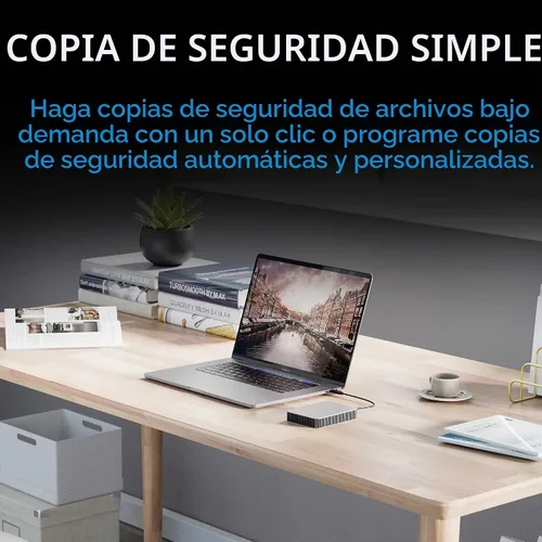 Vista 7 de LaCie Mobile Drive, disco duro externo portátil de 5TB - Plata Lunar, USB-C 3.2, para PC y Mac, reciclado post-consumo, con Adobe All Apps Plan