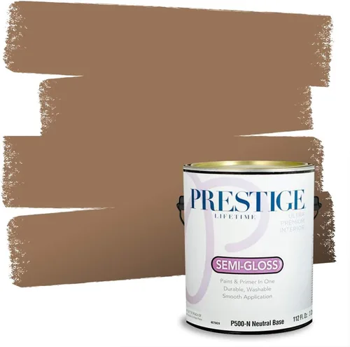 Vista 95 de PRESTIGE Pintura exterior e imprimación en uno, bronceado Aberdeen, plano, 1 galón