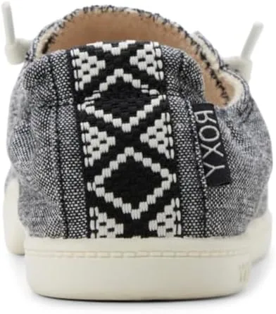 Vista 6 de Roxy Women's Bayshore Canvas Slip-on Sneaker Negro