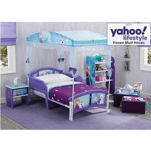 Vista 6 de Delta Children Silla tapizada, Disney Mickey Mouse & Canopy cama para niños pequeños, Disney Frozen