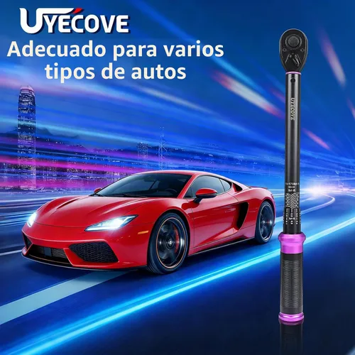 Vista 7 de Llave dinamométrica de clic de 1/2 pulgada 10-170 FT-LB/13.6-230.5N.M, precisión de ±3%, llave dinamométrica profesional de clic de doble dirección