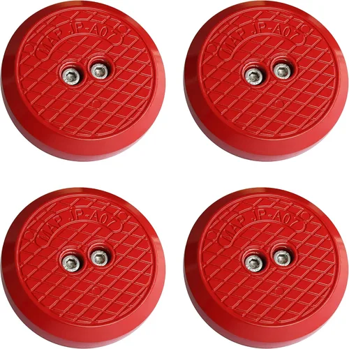 Vista 8 de Potauto Almohadilla magnética universal de nylon PA6 con ranuras, almohadilla para gato con pinchos y soldadura (ancho de ranura 0.39 pulgadas)