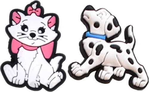 Vista 3 de 12 encantadores dijes para zapatos de perro y gato son adecuados para la decoración de Crocs para zapatos o muñequeras, perfectos para niños