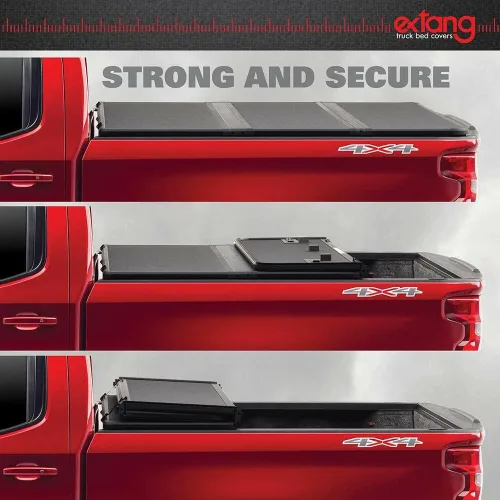 Vista 7 de RealTruck Extang Solid Fold 2.0 Toolbox Cubierta rígida plegable para caja de camioneta 84653 Se adapta a Chevy/GMC Silverado/Sierra 2020