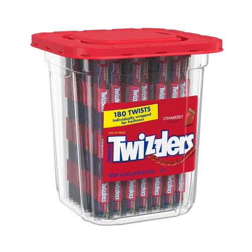 Vista 4 de Twizzlers Giros de regaliz negro (paquete de 4)