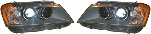 Vista 7 de KarParts360: Para BMW X3 faro Asamblea 2011 12 13 2014 lado del conductor LED negro vivienda CAPA certificado BM2502172