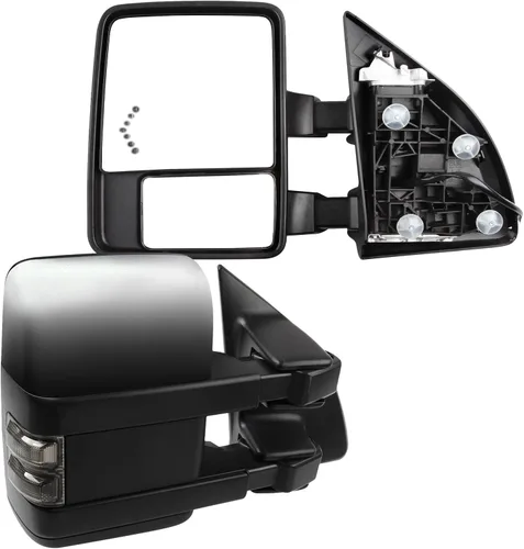 Vista 14 de Espejos de remolque aptos para Ford 1999-2007 para F250 para F350 para F450 para F550 Super Duty Truck 2000-2005 para Ford para espejos de remolque