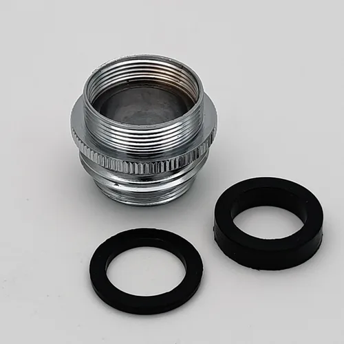 Vista 5 de Adaptador de aireador de grifo de rosca múltiple de latón, grifo a adaptador de rosca de manguera de jardín macho de 3/4 pulgadas