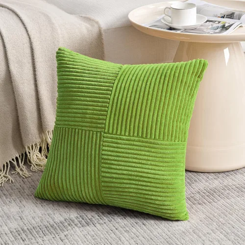 Vista 77 de Fancy Homi - Paquete de 2 fundas de almohada decorativas de color verde oliva pequeñas de 12 x 12 pulgadas para sala de estar, sofá, cama