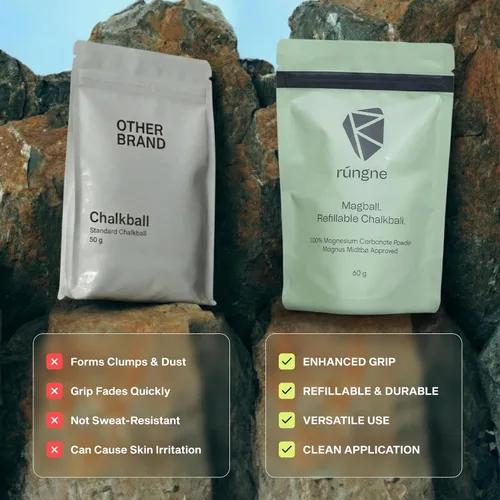 Vista 6 de Premium Climbing Chalk - High Performance Chalk for Rock Climbing, Bouldering, Weightlifting & More - Unmatched Grip and Skin Friendly