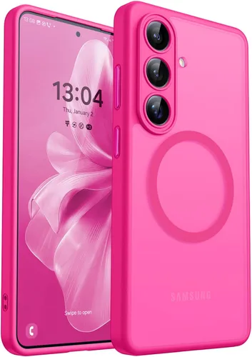 Vista 38 de CANSHN Funda diseñada para Samsung Galaxy A16-5G [protección completa de la cámara] [compatible con Magsafe] funda protectora trasera translúcida