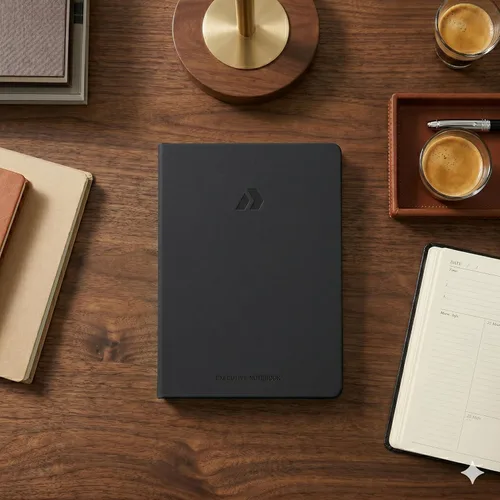 Vista 2 de Nextnoid Cuaderno rayado para hombres - Papel grueso de 120 g/m² - 160 páginas - Cuaderno de tapa dura A5 para el trabajo - Ideal para escribir