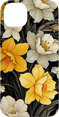 Vista 15 de Daffodil Flower Pattern Modern Floral Case for iPhone 17