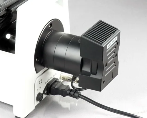 Vista 6 de AmScope Microscopio metalúrgico trinocular invertido ME1200T 50X-500X