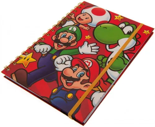 Vista 4 de Cuaderno de anillos Super Mario A5