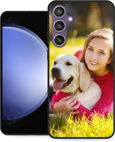 Vista 18 de Funda personalizada para Samsung Galaxy S23 Ultra con nombre de foto y texto - Funda suave y fina para teléfono móvil S 23 Ultra (negra) de 6.8