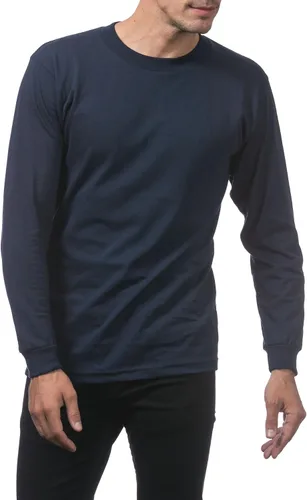 Vista 5 de Pro Club Camiseta de manga larga de algodón cómodo para hombre