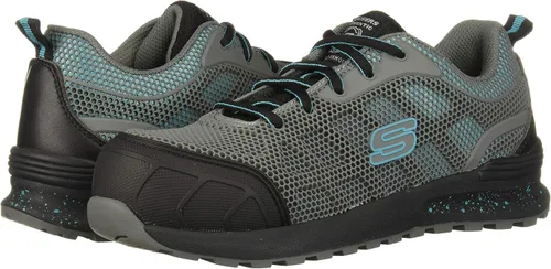 Vista 12 de Skechers Bulklin-Lyndale - Zapatos industriales para mujer, Gris