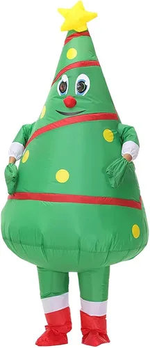 Vista 7 de DeHasion Disfraz inflable de Navidad para adultos, Navidad, Halloween